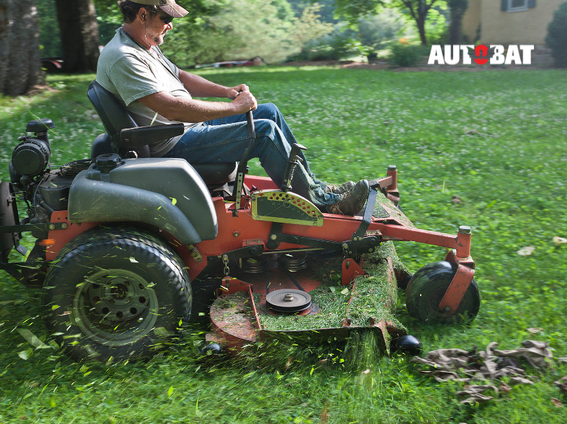 Batteries for lawn mowers and riding mowers